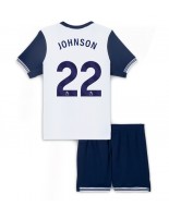 Tottenham Hotspur Brennan Johnson #22 Hjemmedraktsett Barn 2024-25 Korte ermer (+ bukser)